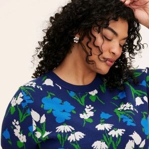 SOLD OUT! Kate Spade X Target SWEATER XXL floral NWT Green Blue White